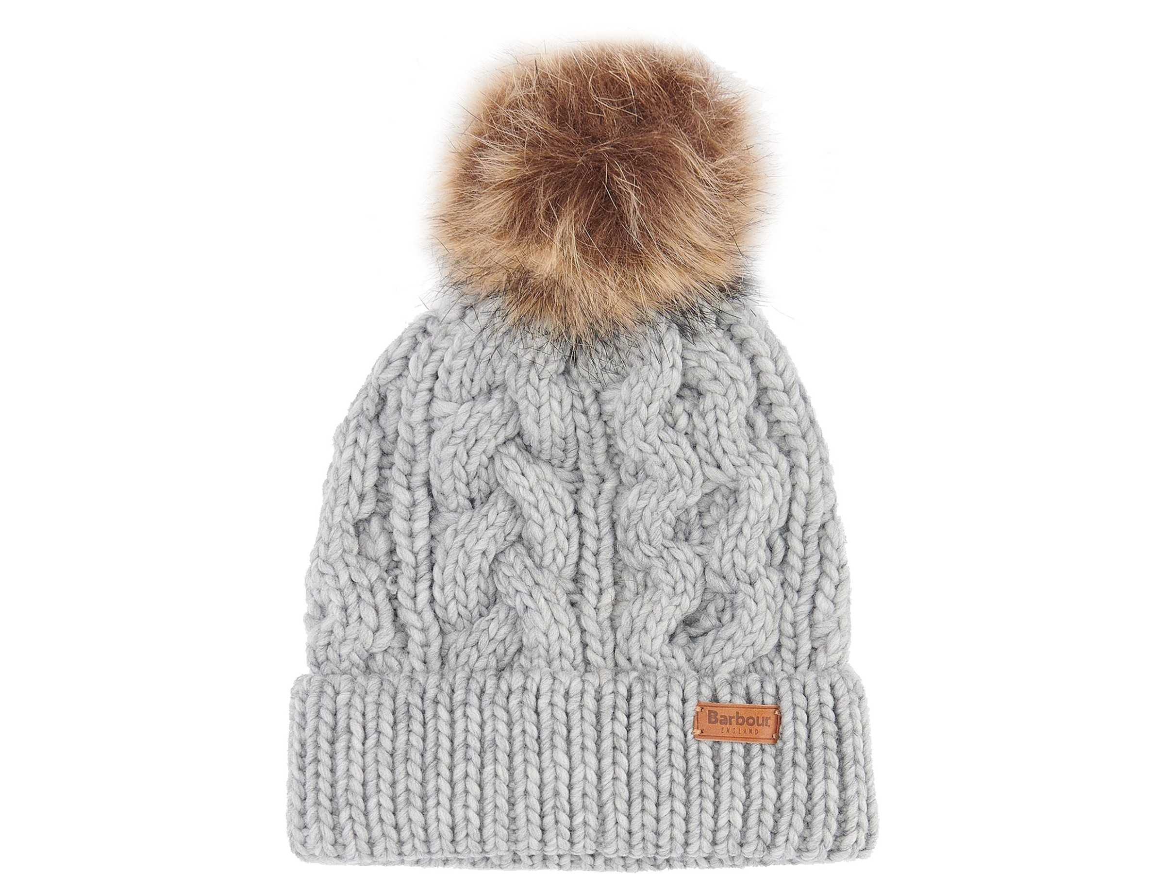 barbour penshaw grey beanie