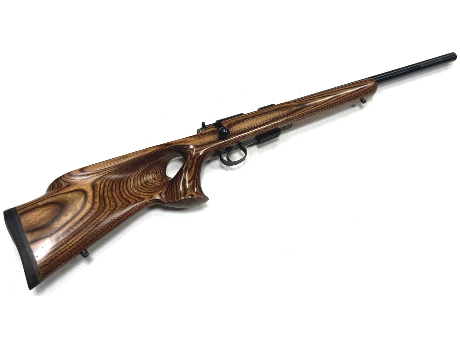 used cz 455 varmint .17 hmr rifle with lei moderator