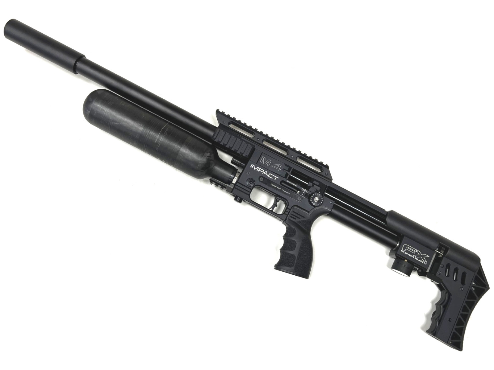 fx impact m4 black .22 pre-charged