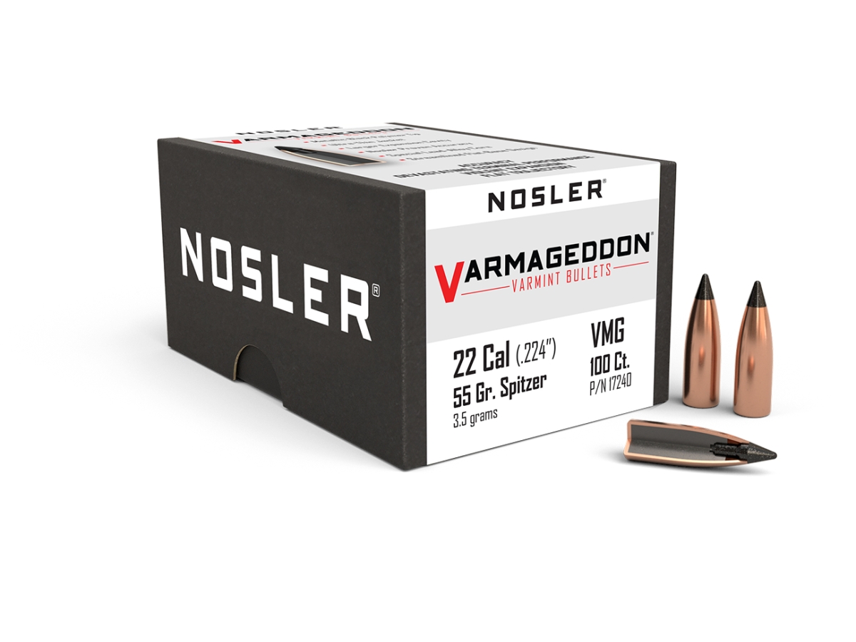 Nosler .22 Cal 55gr Varmageddon Bullet Heads 17240