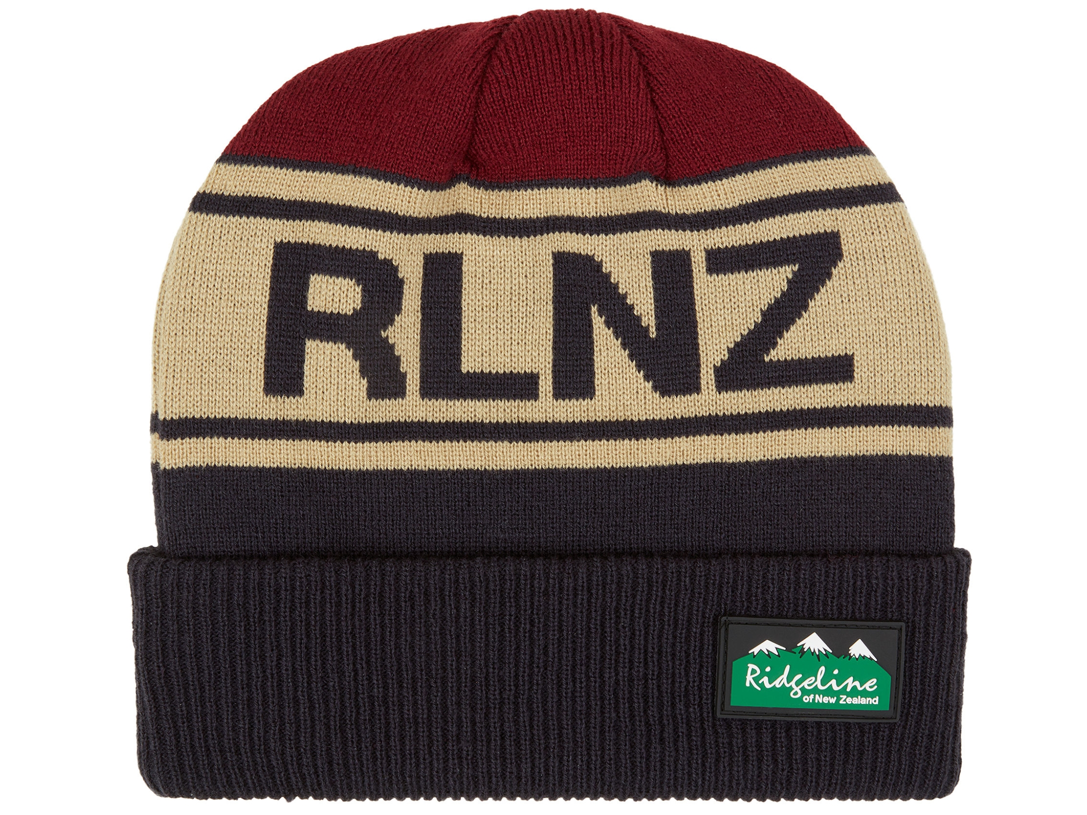 ridgeline rlnz navy multi beanie