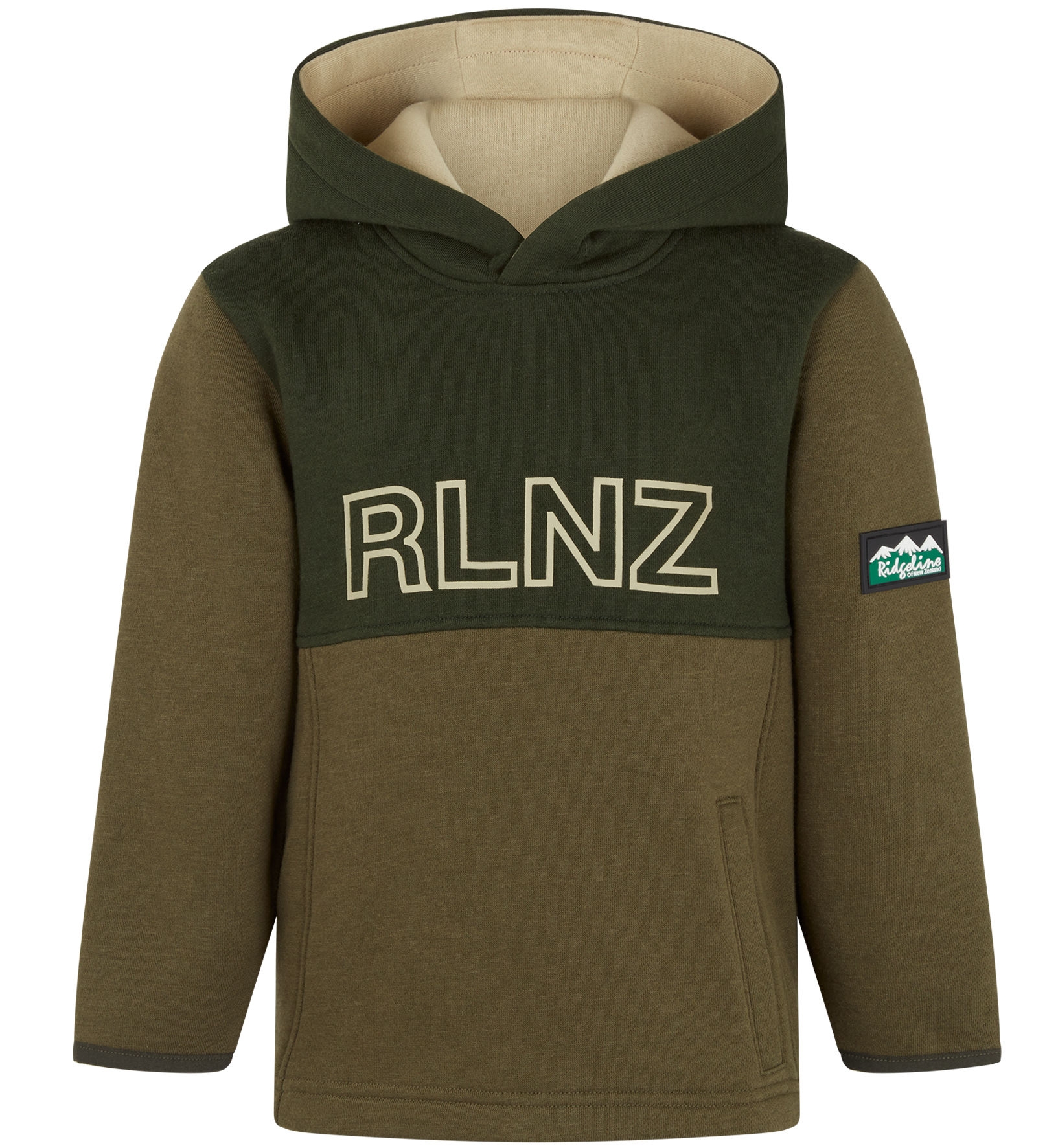 ridgeline kids nz hoodie olive