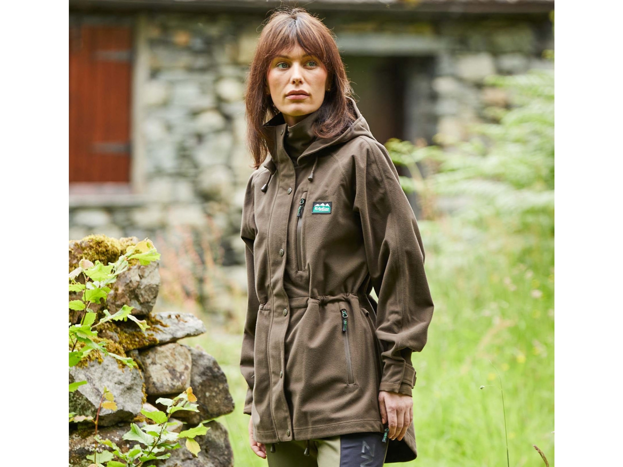 ridgeline ladies monsoon smock brown bark