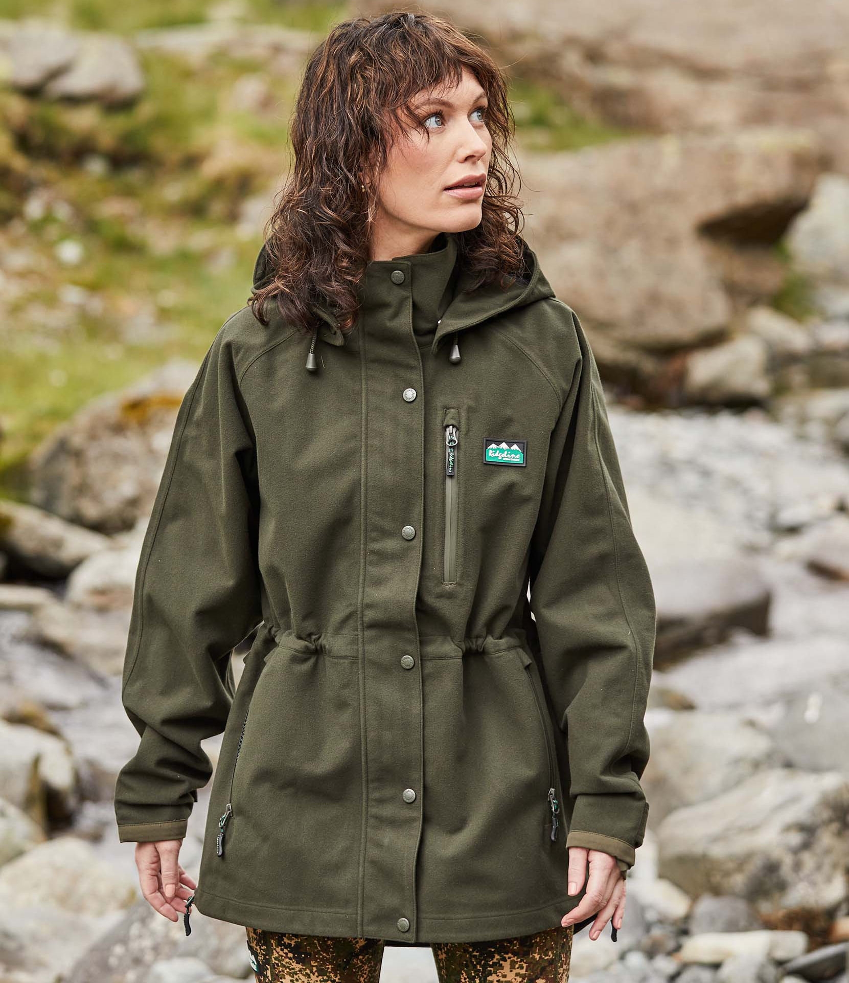 ridgeline ladies monsoon 2 jacket deep forest green