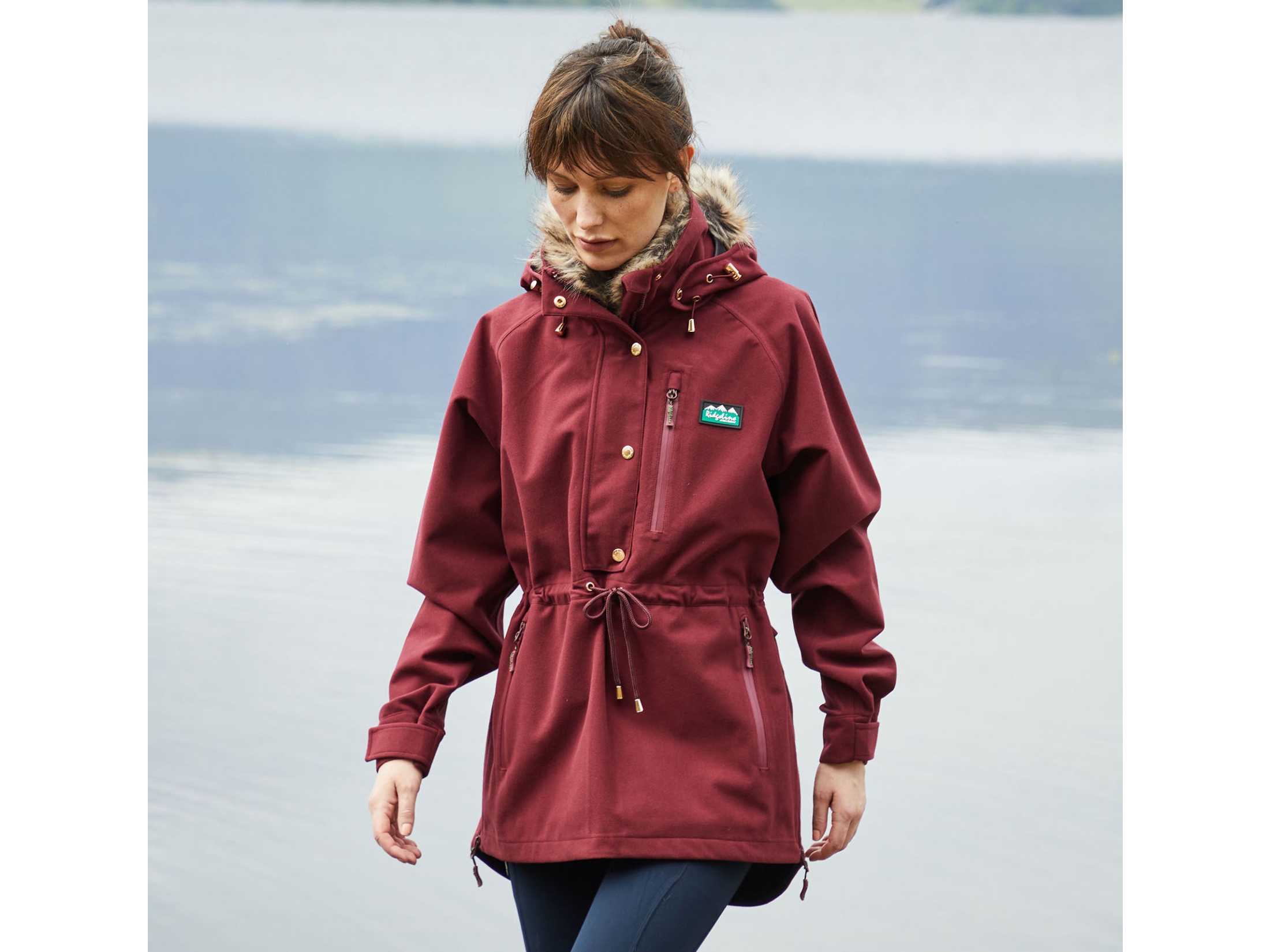 ridgeline monsoon nordic smock winter berry ladies