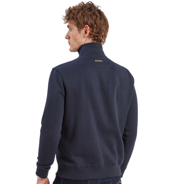 schoffel bude navy quarter zip