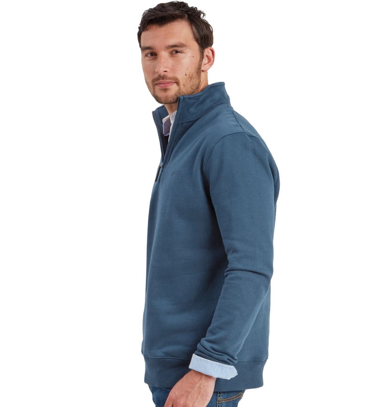 schoffel st merryn petrol blue jumper