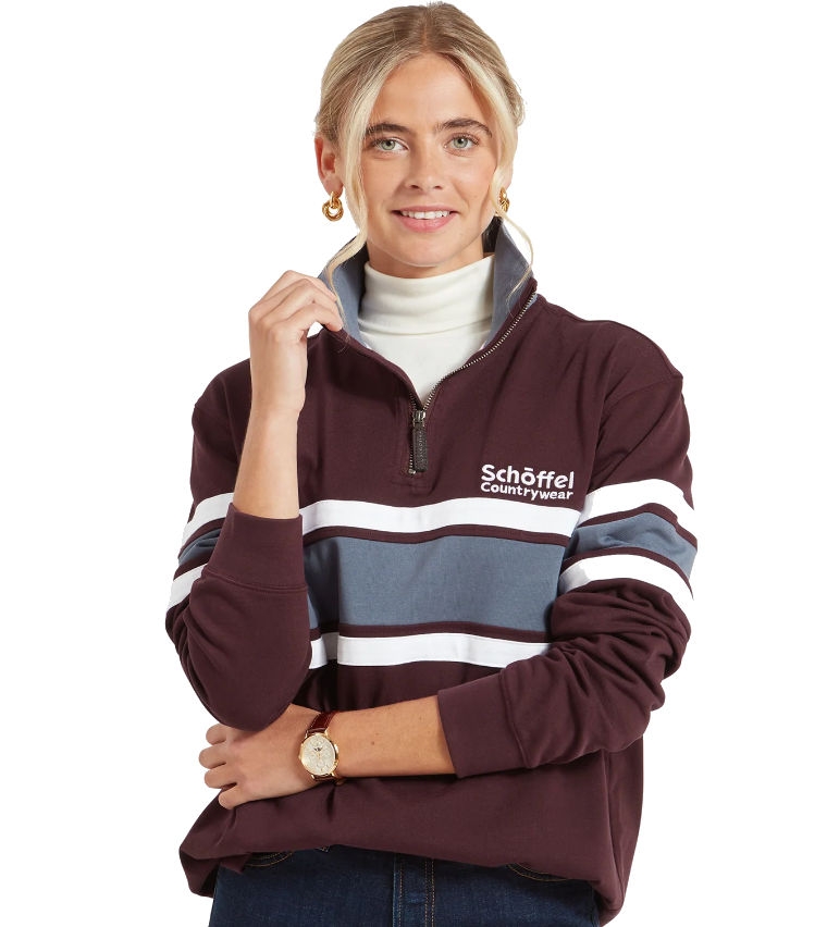 schoffel exmouth heritage quarter zip unisex