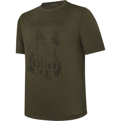 beretta outline t-shirt olive