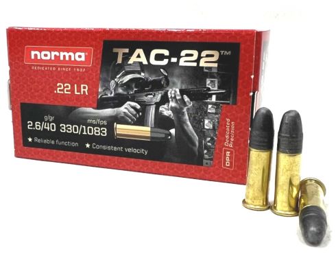 norma tac-22 rimfire ammo