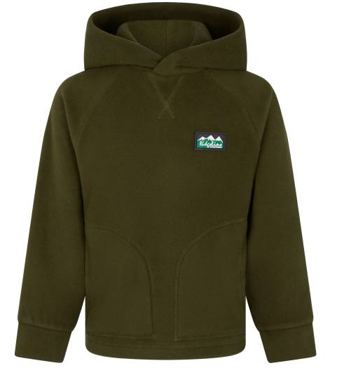 ridgeline northern pines kids hoodie deep forest