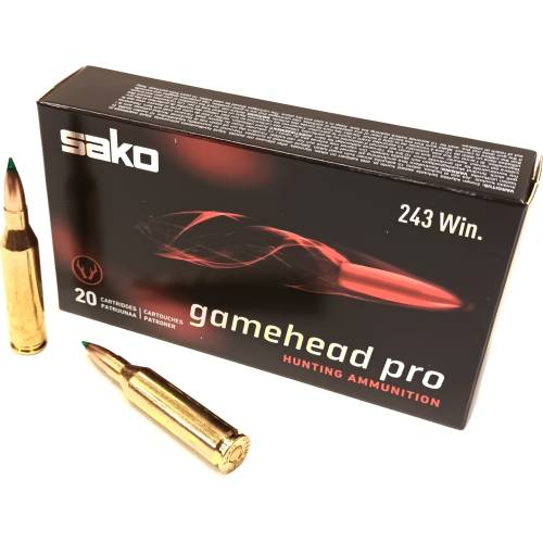 Sako .243 90Gr Gamehead Pro Ammunition